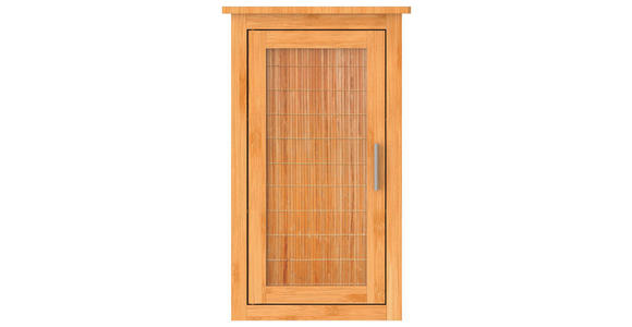 HÄNGESCHRANK 40,0/70,0/20,0 cm - Silberfarben, Natur, Holz/Metall (40,0/70,0/20,0cm) - Carryhome