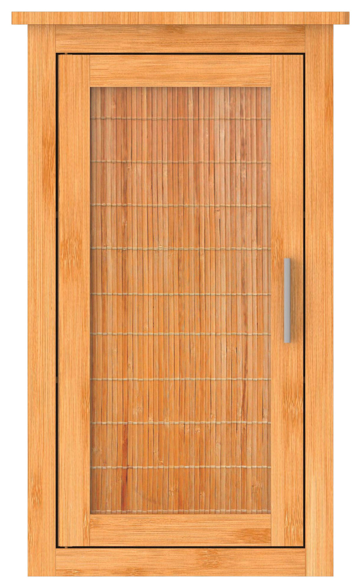 HÄNGESCHRANK 40,0/70,0/20,0 cm  - Silberfarben, Natur, Holz/Metall (40,0/70,0/20,0cm) - Carryhome