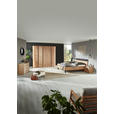 BETT 180/200 cm,  in Anthrazit, Eichefarben,  - Eichefarben/Anthrazit, KONVENTIONELL, Holz/Metall (180/200cm) - Dieter Knoll