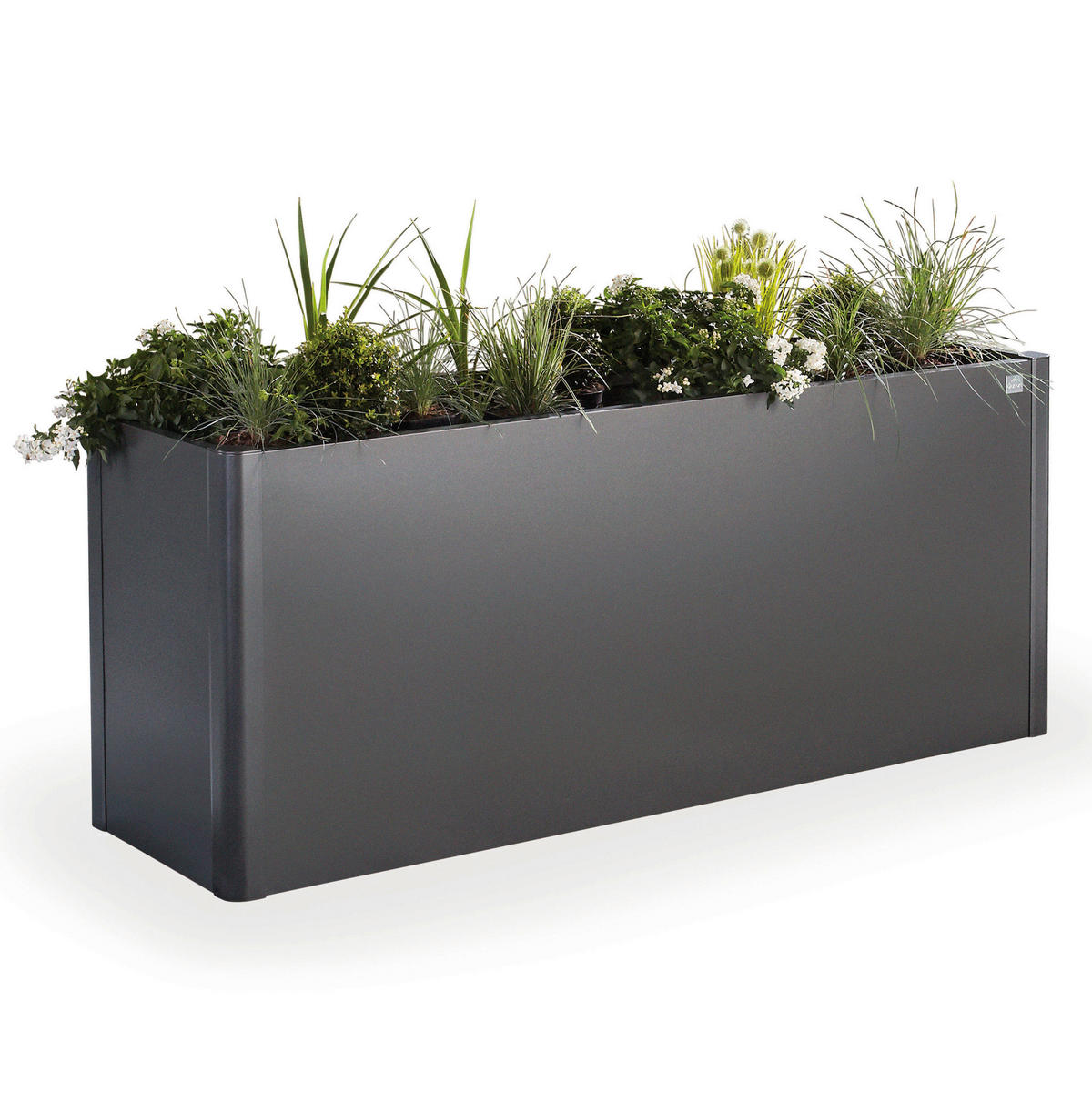 HOCHBEET Belvedere  - Dunkelgrau, Basics, Metall (201/61/53cm) - Biohort