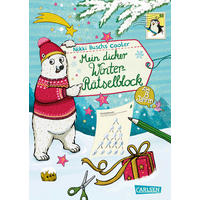 RÄTSELHEFT Mein dicker Winter-Rätselblock  - Multicolor, Basics, Papier (14,8/21/1,5cm) - Carlsen
