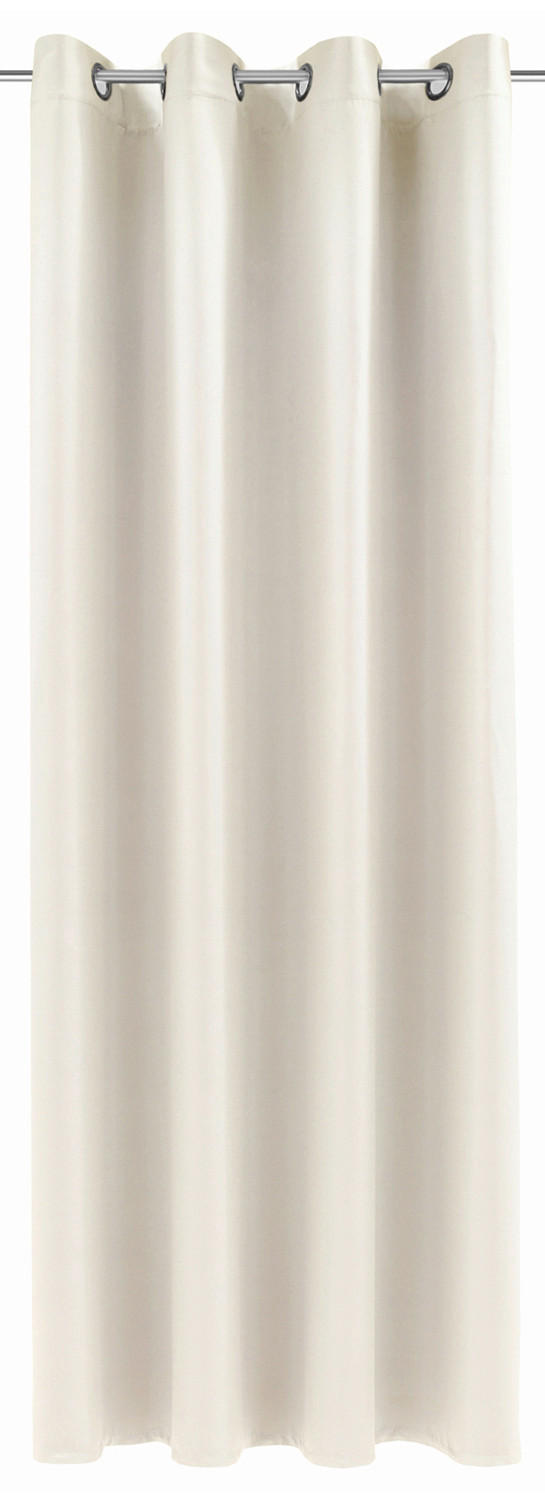 FERTIGVORHANG  black-out (lichtundurchlässig)  140/245 cm   - Weiß, Basics, Textil (140/245cm)