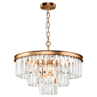 PENDELLEUCHTE  50/40/50 cm   - Messingfarben, Trend, Glas/Metall (50/40/50cm) - MAYTONI