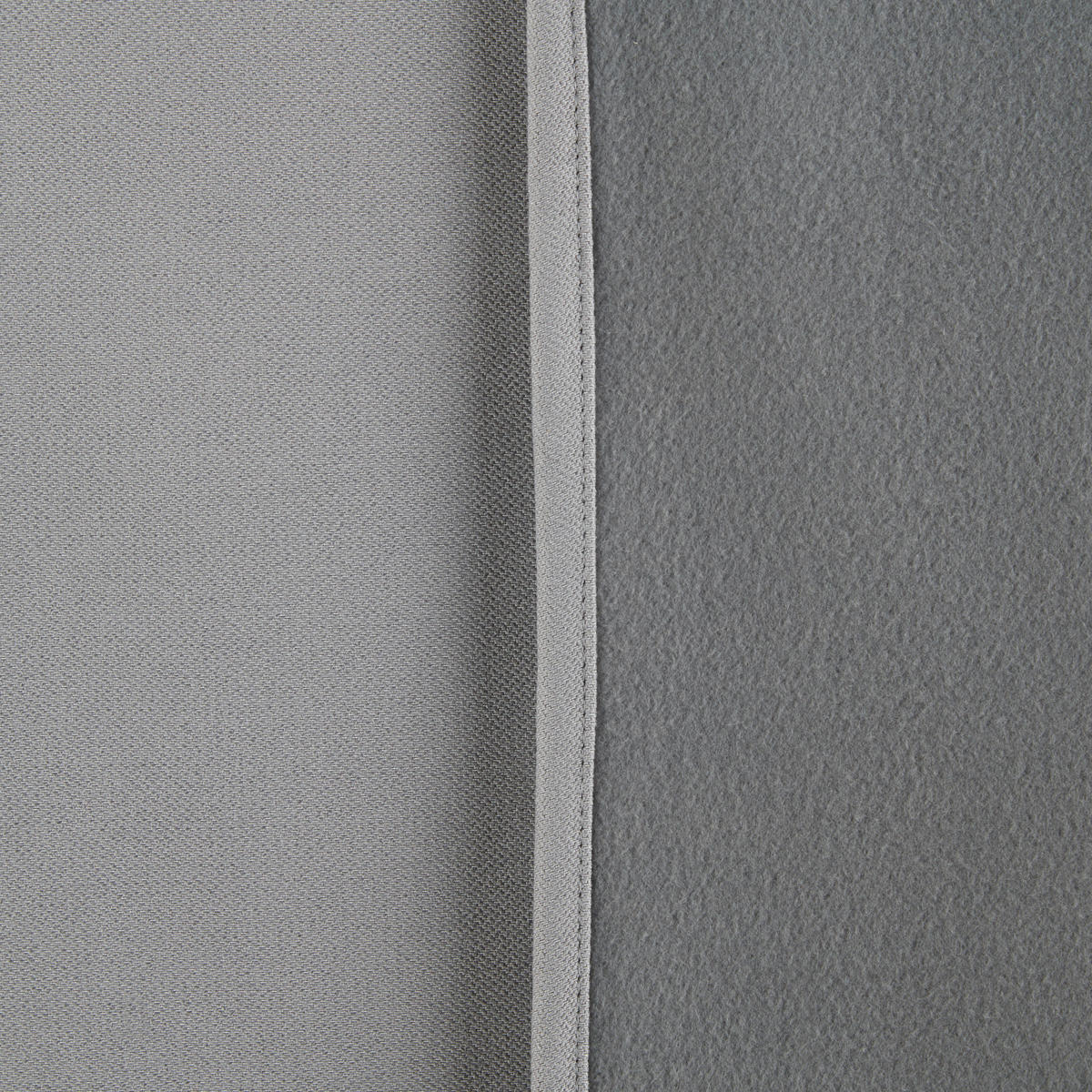 WÄRMESCHUTZVORHANG blickdicht  - Grau, KONVENTIONELL, Textil (135/245cm)
