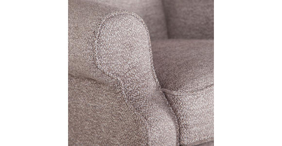 OHRENSESSEL Chenille Braun  - Braun/Grau, KONVENTIONELL, Holz/Textil (83/102/87cm) - Carryhome