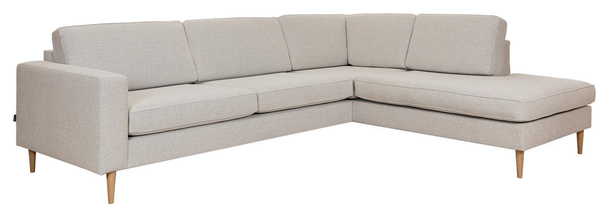 SOFFA i svart, vit  - vit/svart, Basics, metall/trä (269/85/210cm) - Hom`in