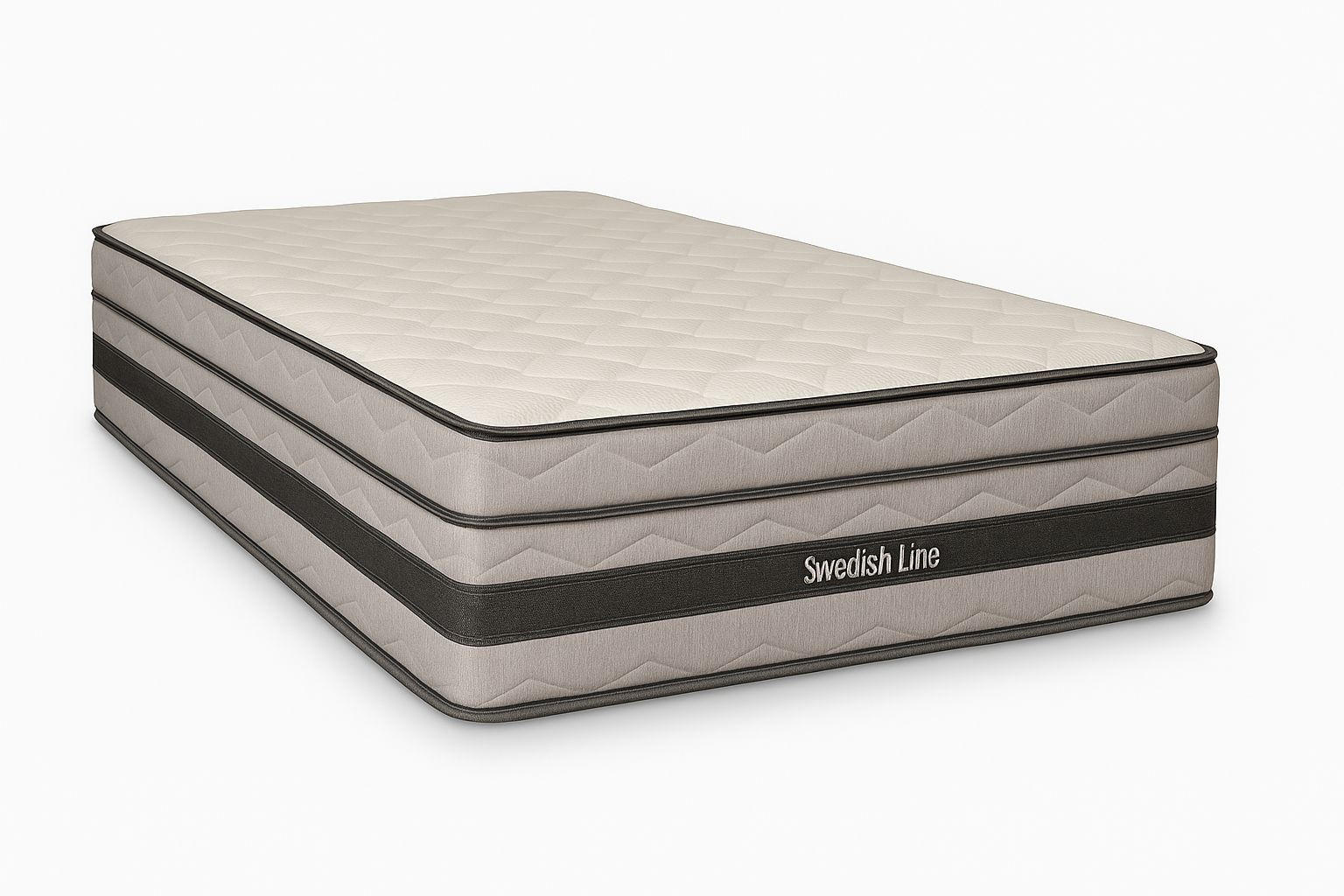MADRAC   200/90 cm    - bijela, Moderno, tekstil (200/90cm) - Swedish Line