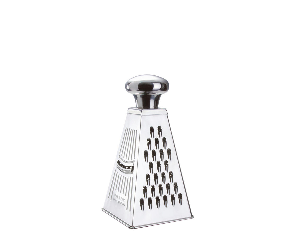 ALLZWECKREIBE QUADRO MIDI  - Edelstahlfarben, Basics, Metall (10,5/10,5/21cm) - KÜCHENPROFI