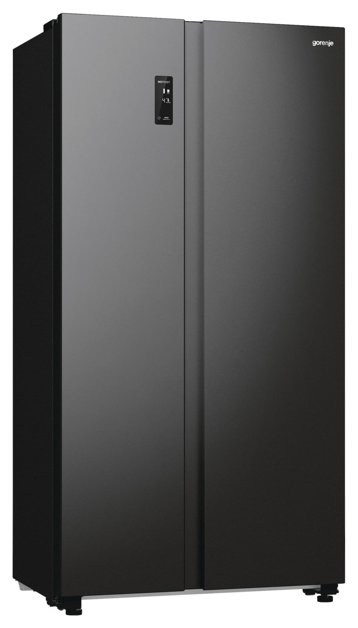 SIDE-BY-SIDE 91,5/178,6/67 cm NRR9185EABXL ADVANCED  - Schwarz, MODERN, Glas/Kunststoff (91,5/178,6/67cm) - Gorenje