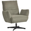 SESSEL in Teddystoff Graubraun  - Graubraun/Schwarz, Design, Textil/Metall (60/94/86cm) - Dieter Knoll