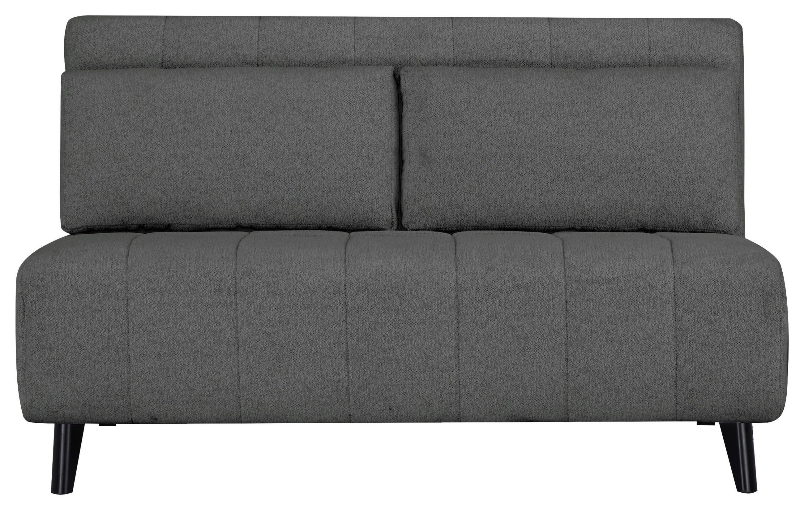 SCHLAFSOFA Webstoff Dunkelgrau  - Dunkelgrau/Schwarz, Design, Holz/Textil (143/82/88cm) - Carryhome