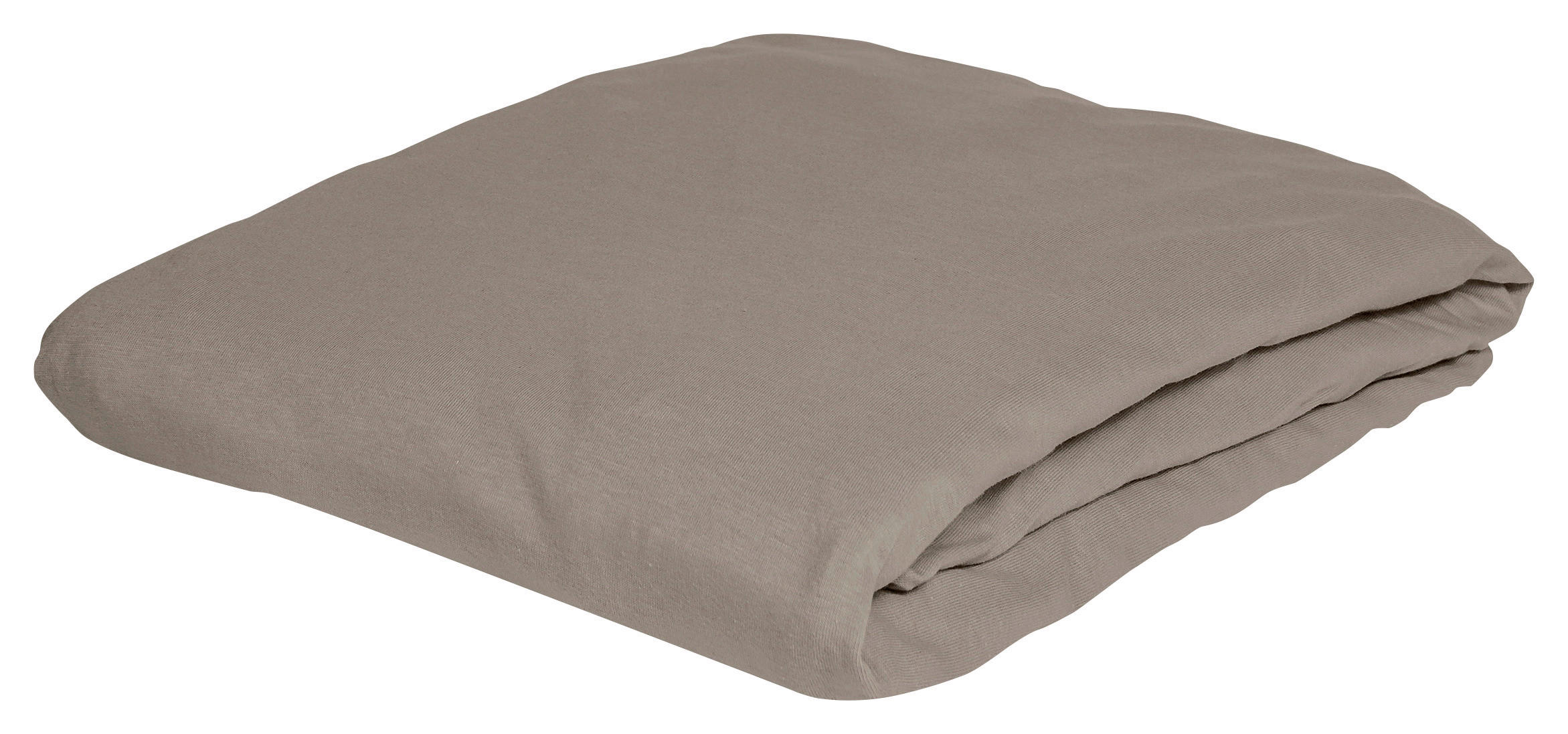 SPANNBETTTUCH Jersey - Taupe, KONVENTIONELL, Textil (100/200cm) - Bierbaum