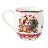 KÁVÉSBÖGRE 530 ml  - piros/fehér, Trend, kerámia (530ml) - Villeroy & Boch