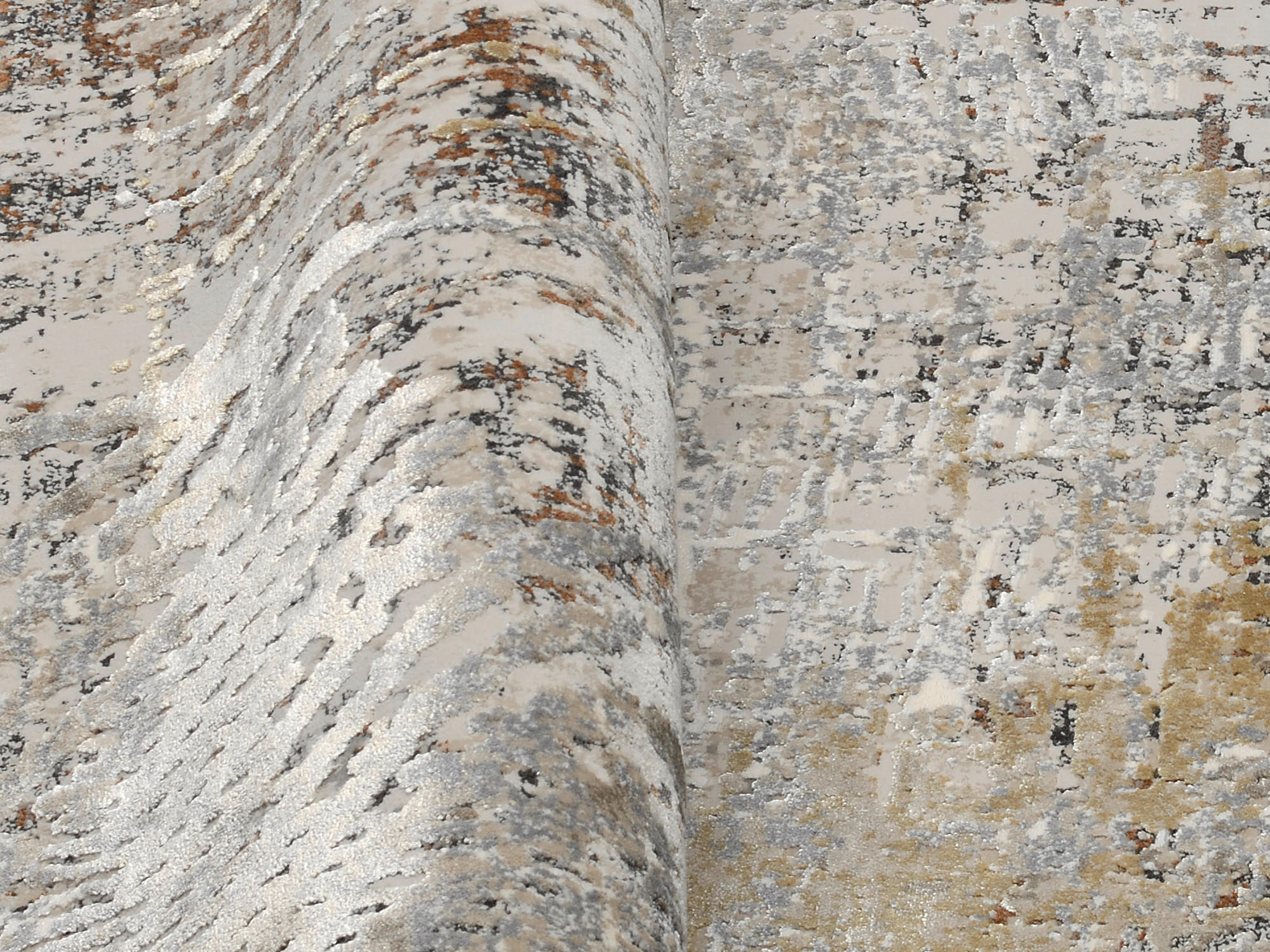 TEPPICH 155/230 cm Elarion Grau, Dunkelgrau, Beige  - Dunkelgrau/Beige, Design, Textil (155/230cm) - Novel