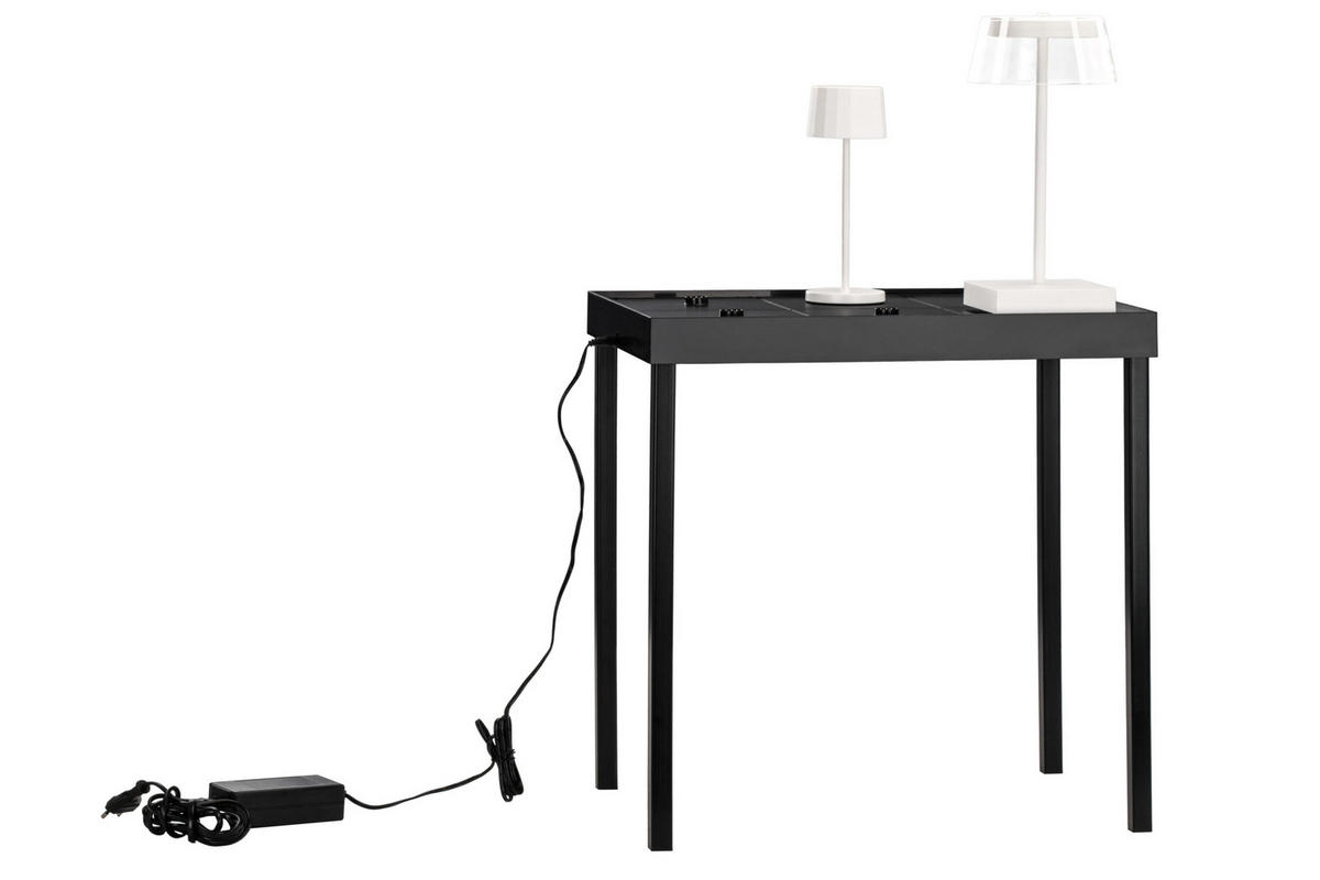 AKKULADEGERÄT  - Schwarz, Basics, Kunststoff (47/29/47,6cm) - Dieter Knoll