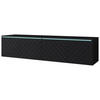 LOWBOARD  in 140/30/33 cm  - Schwarz/Grau, Basics, Holzwerkstoff/Kunststoff (140/30/33cm) - P & B