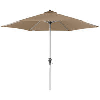 SONNENSCHIRM 280 cm Greige  - Greige/Silberfarben, Design, Textil/Metall (280/280cm) - Doppler