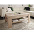 COUCHTISCH in Holzwerkstoff 110/65/47 cm - Eichefarben, Design, Holzwerkstoff (110/65/47cm) - Carryhome COUCHTISCH in Holzwerkstoff 110/65/47 cm - Eichefarben, Design, Holzwerkstoff (110/65/47cm) - Carryhome