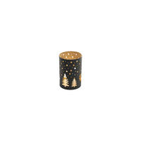 WINDLICHT - Goldfarben/Schwarz, LIFESTYLE, Metall (10/15cm)