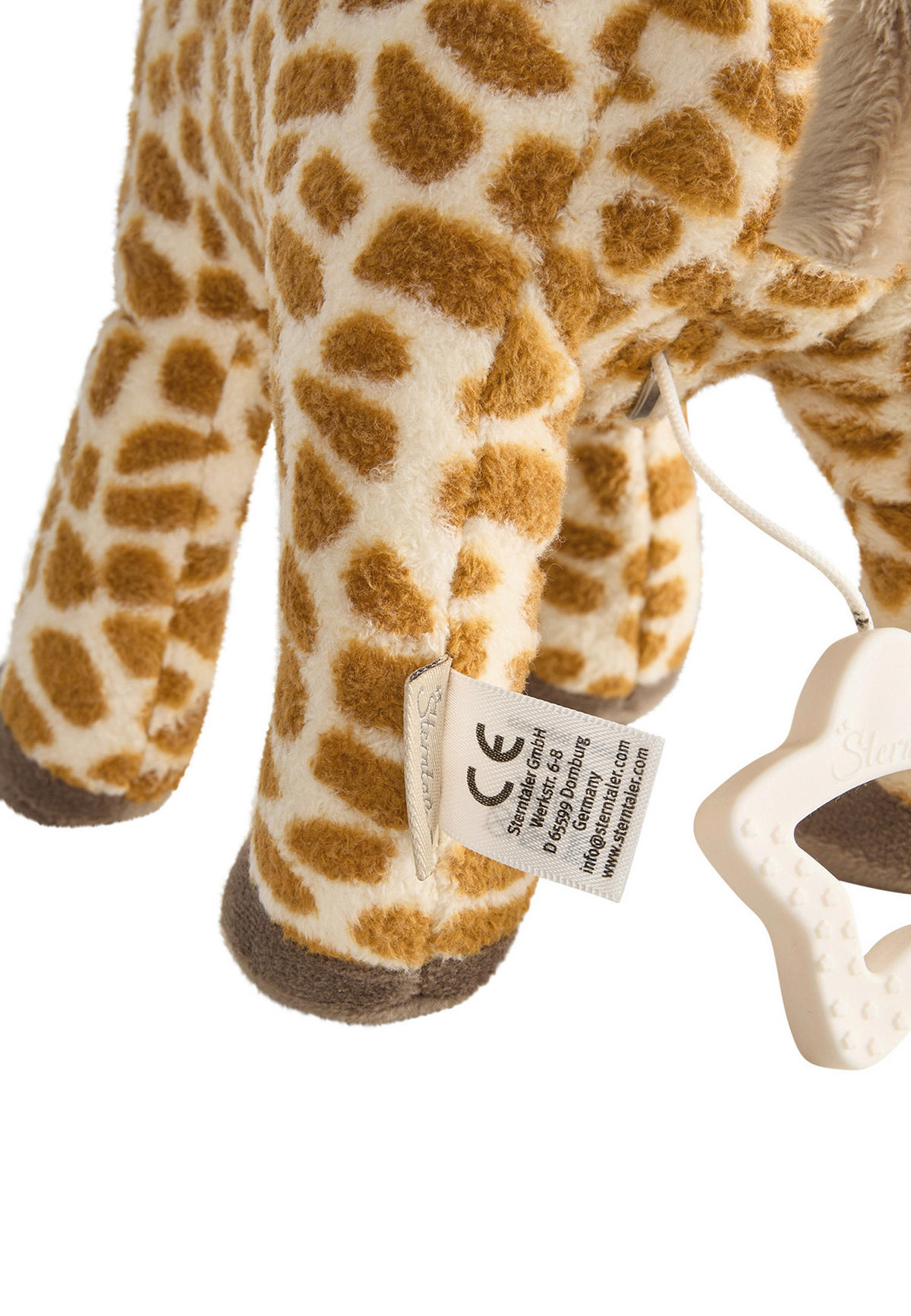 SPIELUHR Giraffe Kaya 31/26/9 cm  - Dunkelgelb, Basics, Textil (31/26/9cm) - Sterntaler