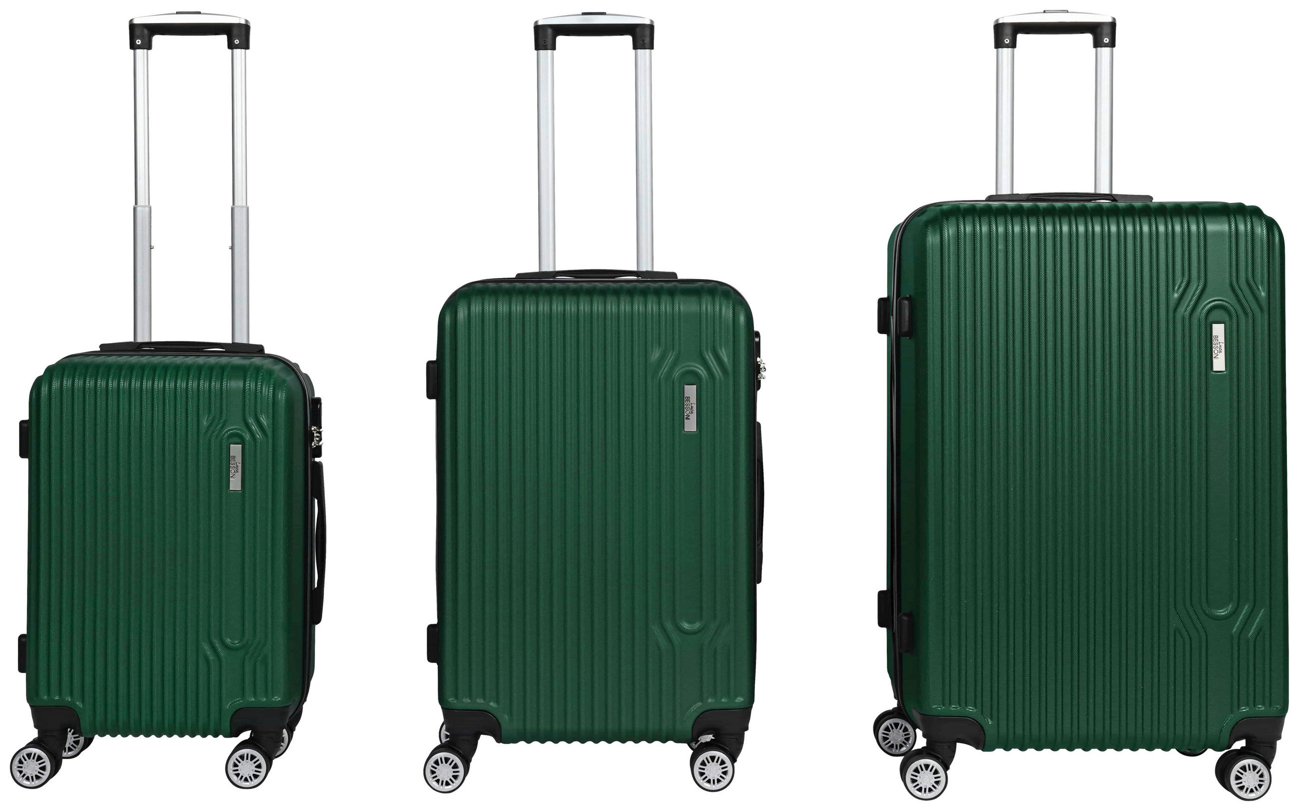 Reisekoffer Set 3-Tlg Palermo 4 Rollen Hartschale