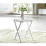 BLUMENTISCH Holz Buche massiv - Weiß, Design, Holz (34/44/34cm)