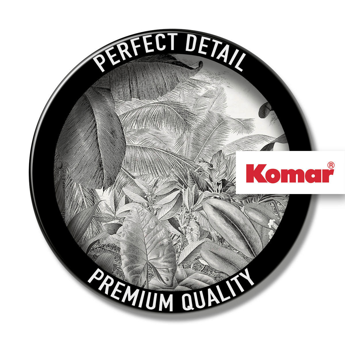 FOTOTAPET 300/280 cm  - vit/svart, Trend, papper (300/280cm)