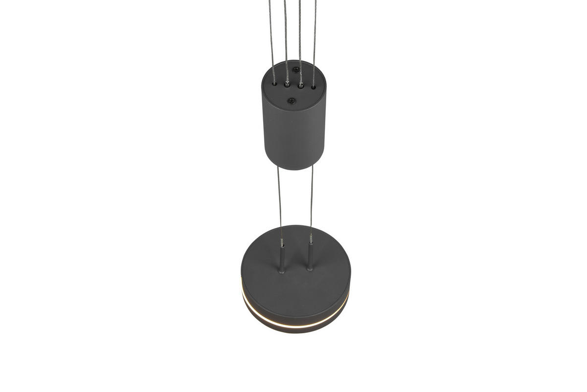LED-HÄNGLAMPA 14/150 cm  - antracit, Basics, metall (14/150cm) - Trio Leuchten
