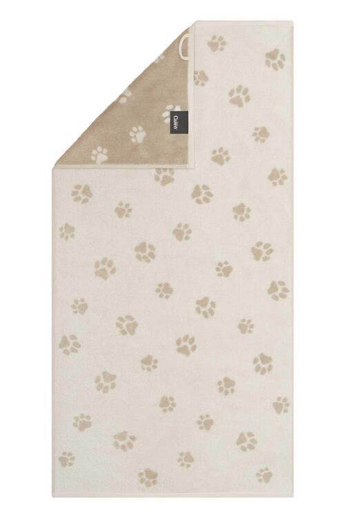 DUSCHTUCH WE LOVE DOGS 80/150 cm  - Beige, Basics, Textil (80/150cm) - Cawoe