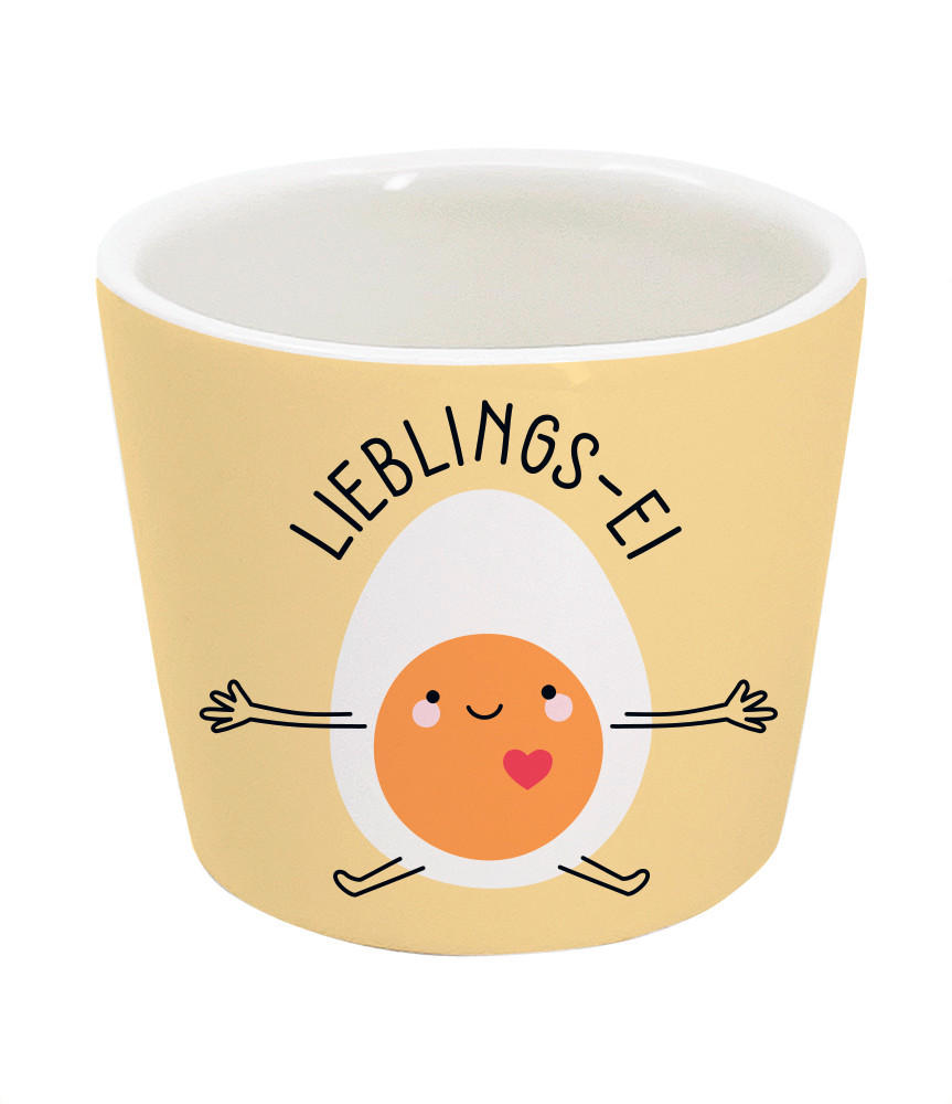 EIERBECHER Keramik Porzellan  - Multicolor, Basics, Keramik (5/4cm)