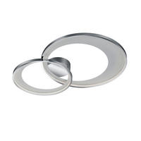 LED-DECKENLEUCHTE Granada 85/60/8 cm   - Chromfarben, Design, Metall (85/60/8cm) - Trio Leuchten