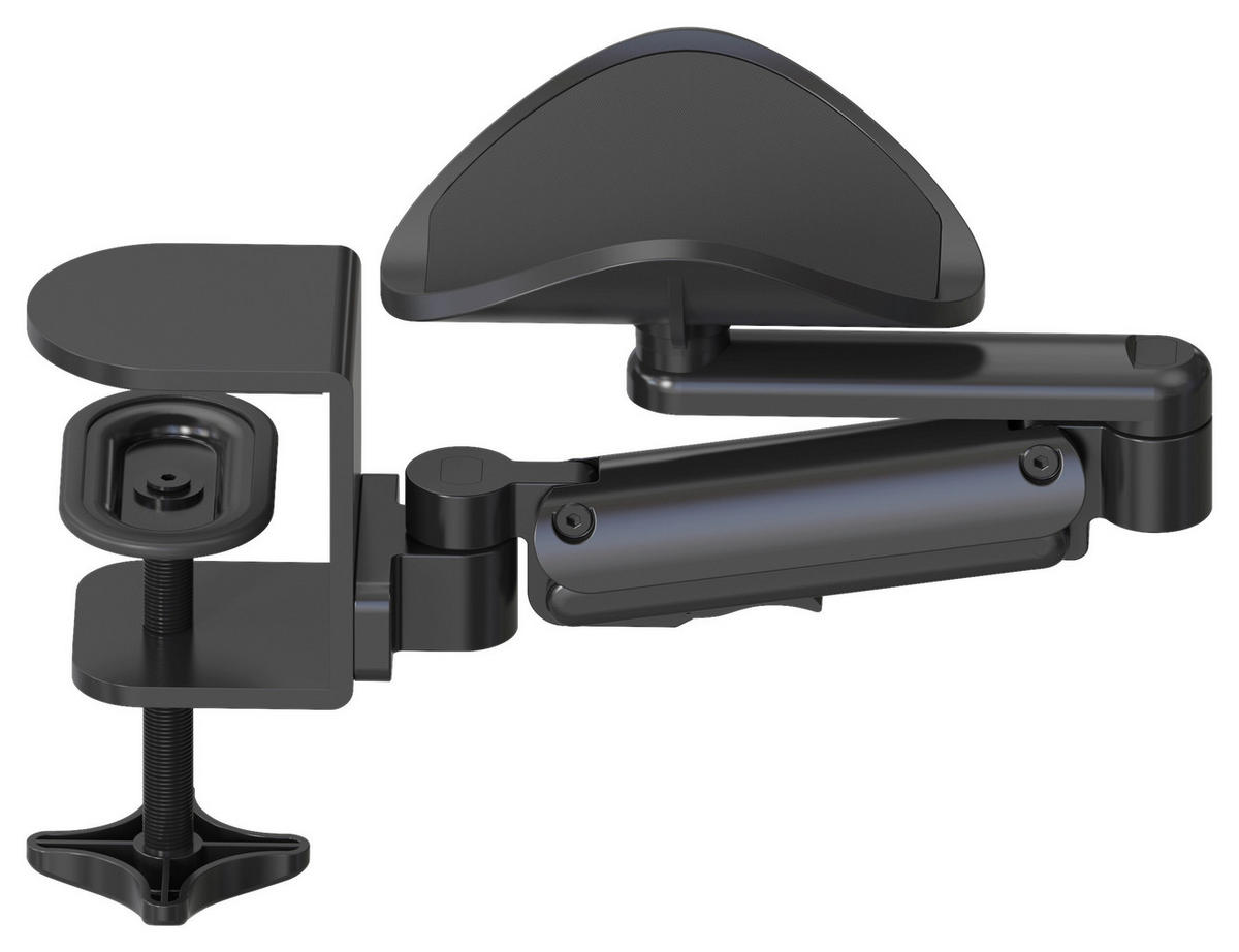 ARMSTÖD - svart, Modern, läder/plast (40,4/7,5/11cm) - MID.YOU