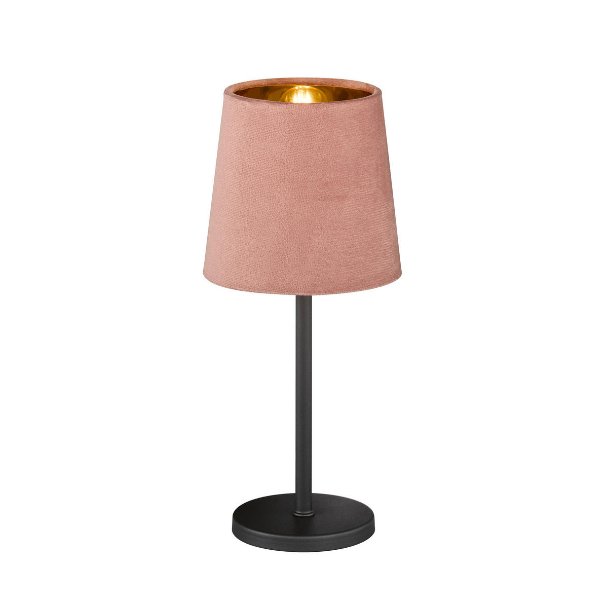 NAMIZNA SVETILKA        14/30 cm       - roza/črna, Basics, kovina/tekstil (14/30cm)