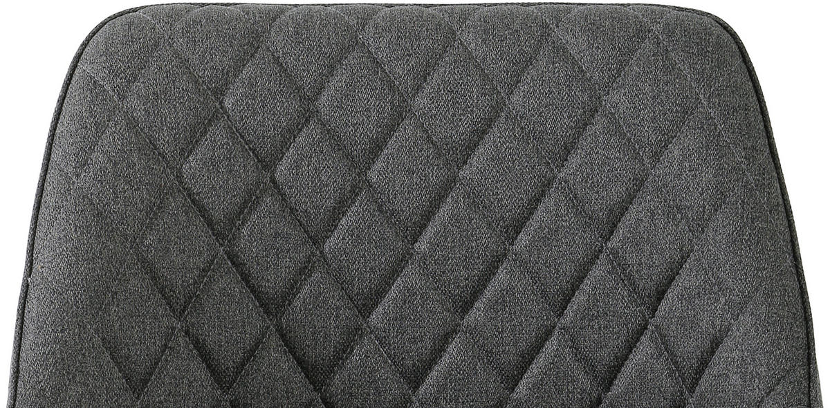 ARMLEHNSTUHL  in Eisen Leinenoptik  - Graubraun/Schwarz, KONVENTIONELL, Holz/Textil (57/85.5/60cm) - MID.YOU