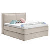 BOXSPRINGBETT 200/200 cm  in Beige  - Beige/Schwarz, Design, Textil (200/200cm) - home24