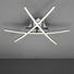LED-DECKENLEUCHTE - Chromfarben, Design, Metall (51/10,5cm) - Novel LED-DECKENLEUCHTE - Chromfarben, Design, Metall (51/10,5cm) - Novel