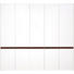 DREHTÜRENSCHRANK in Weiß - Eichefarben/Weiß, Design, Holzwerkstoff (252/229,6/61,4cm) - Hülsta DREHTÜRENSCHRANK in Weiß - Eichefarben/Weiß, Design, Holzwerkstoff (252/229,6/61,4cm) - Hülsta