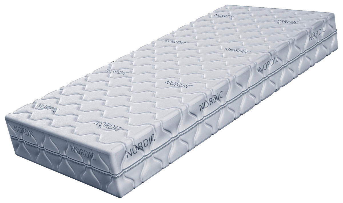 TASCHENFEDERKERNMATRATZE 140/200 cm Höhe ca. 24 cm  - Basics, Textil (140/200cm) - Boxxx