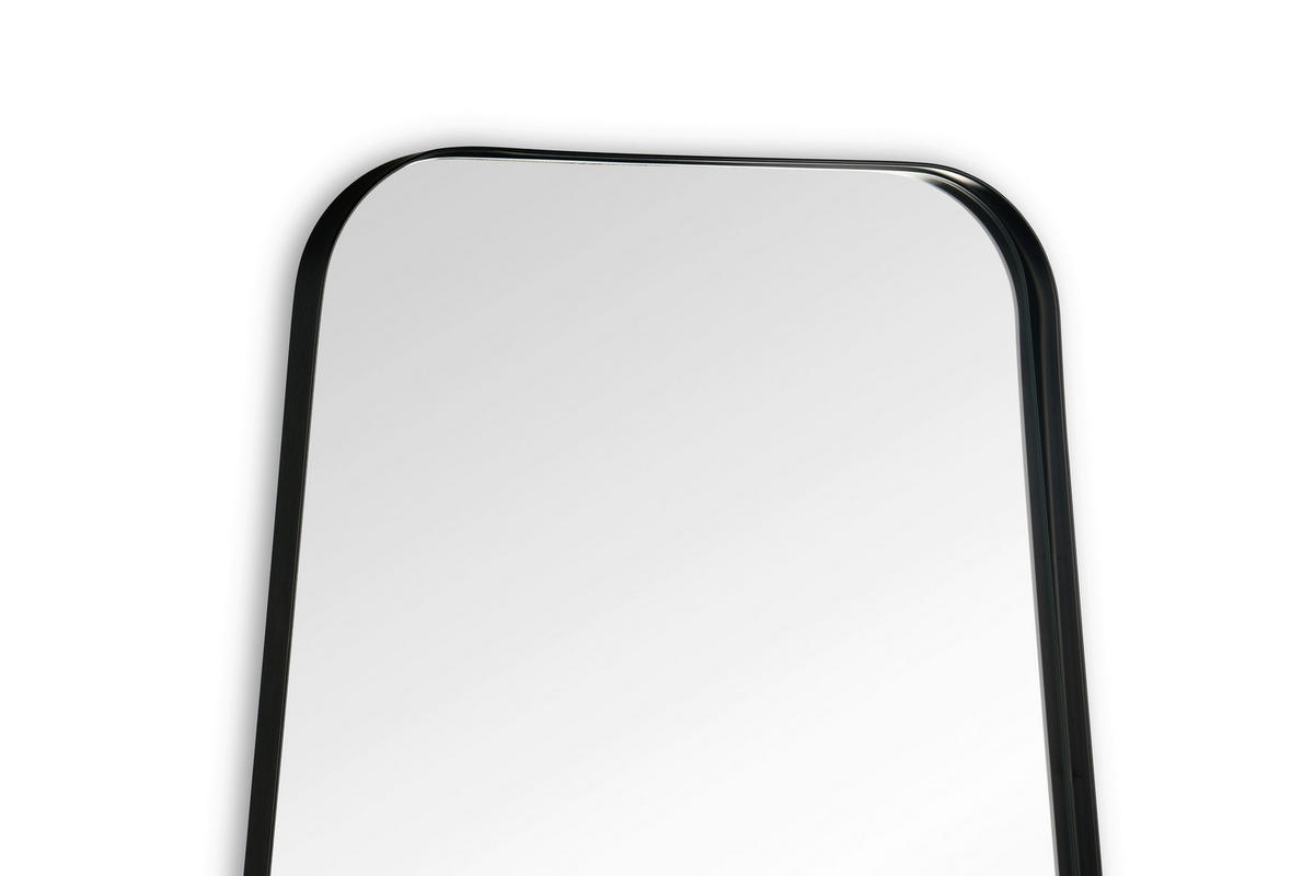 WANDSPIEGEL 35/170/3 cm    in rechteckig  - Schwarz, MODERN, Glas/Metall (35/170/3cm)