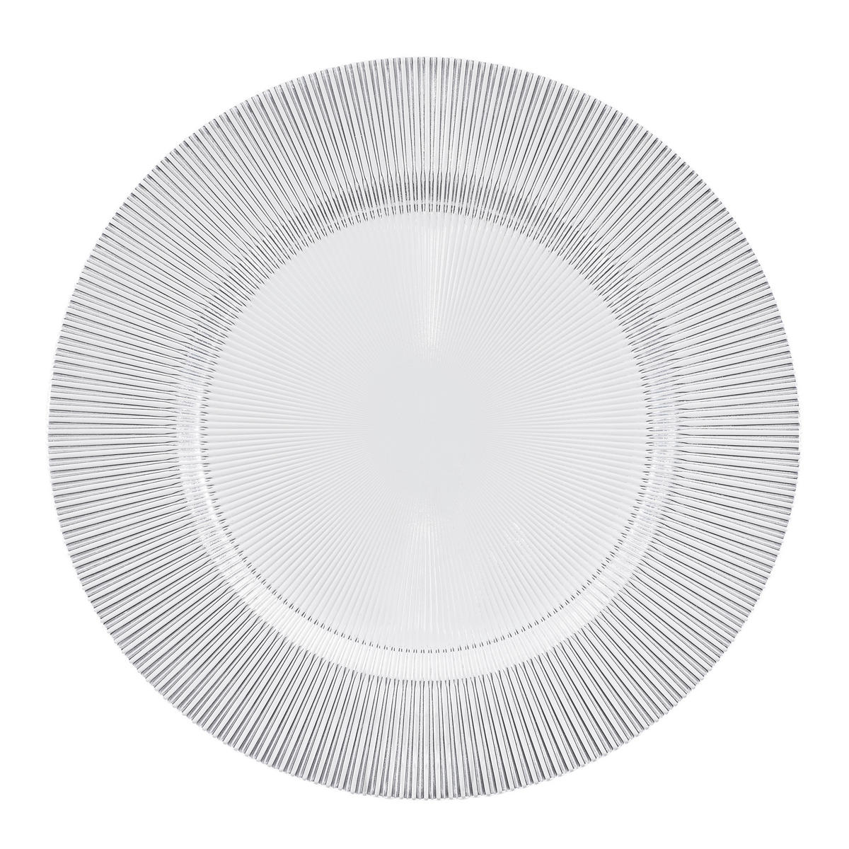 KLUBOVÝ TANIER  34 cm   - priehľadné, Konventionell, sklo (34cm) - Novel