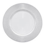 PLATZTELLER 34 cm  - Transparent, KONVENTIONELL, Glas (34cm) - Novel