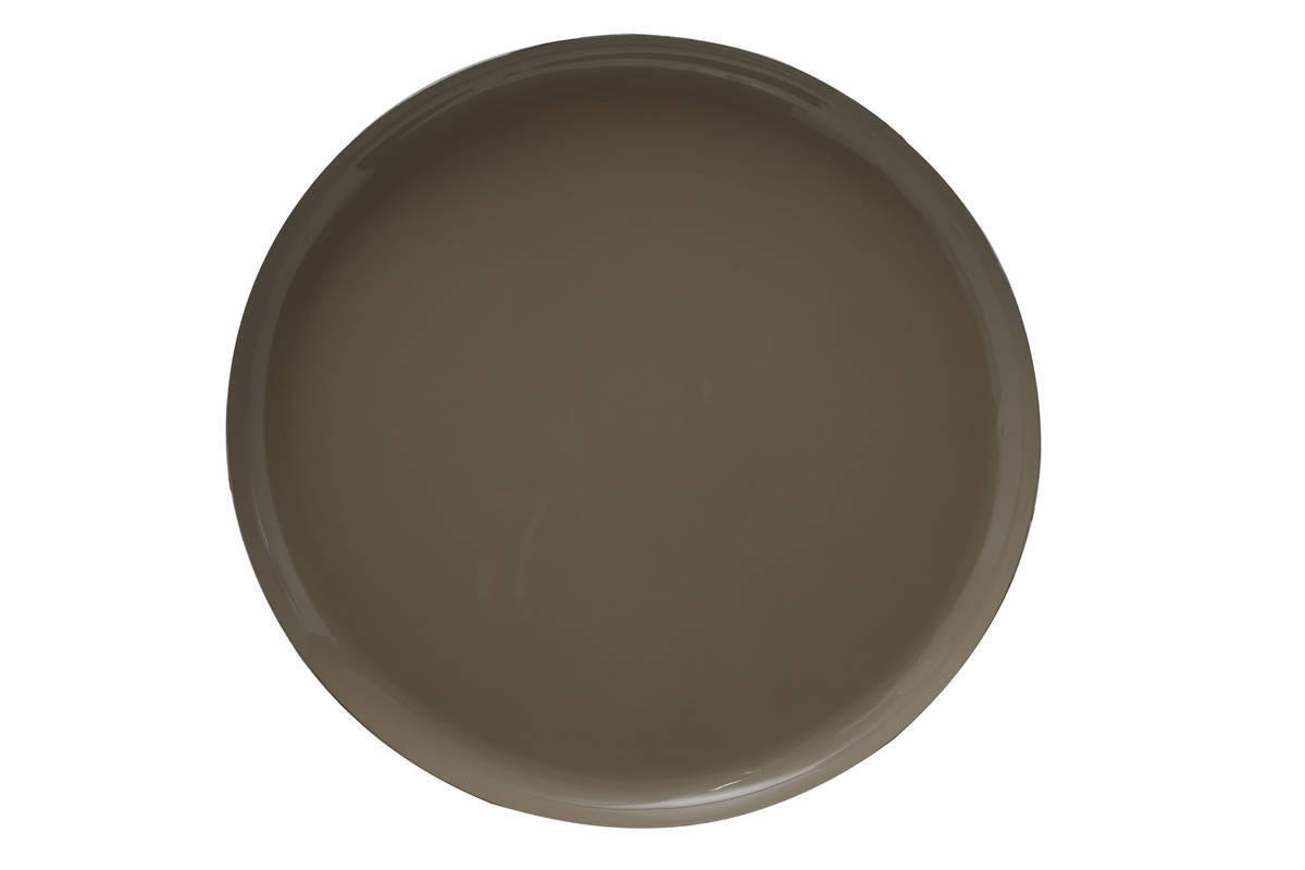 BEISTELLTISCH in Metall 41/41/43 cm  - Taupe/Silberfarben, Trend, Metall (41/41/43cm) - Kayoom