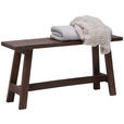 SITZBANK 90/45/25 cm Braun Mahagoni massiv  - Braun, Trend, Holz (90/45/25cm) - Landscape