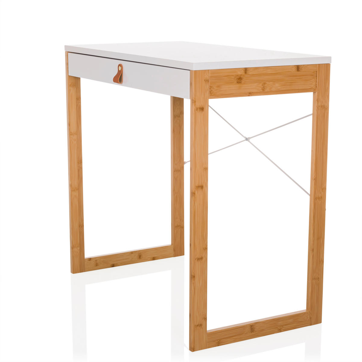 SKRIVBORD 80/75/42 cm  i vit  - vit, Modern, trämaterial/trä (80/75/42cm) - MID.YOU