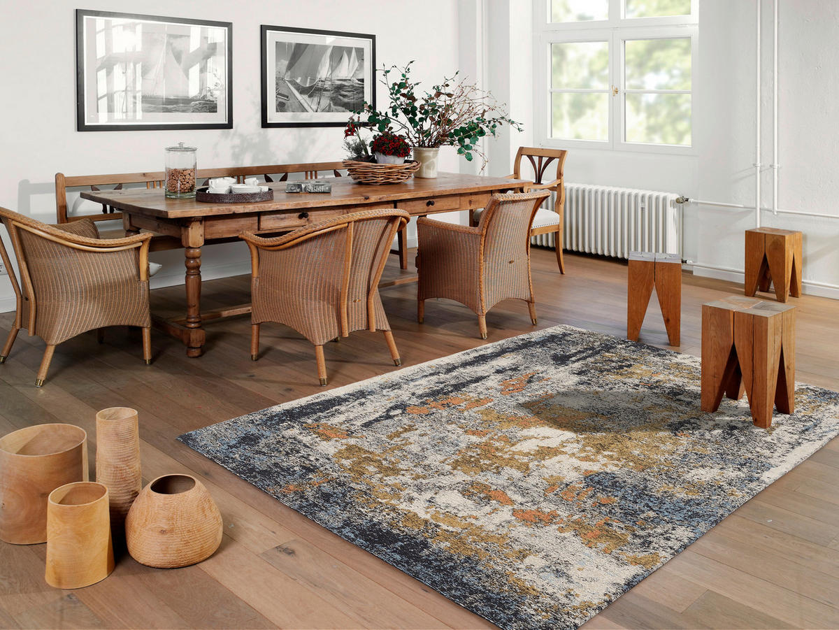 WEBTEPPICH  Wohnzimmer 67/130 cm Rochelle Multicolor rechteckig  - Multicolor, Design, Textil (67/130cm) - Novel