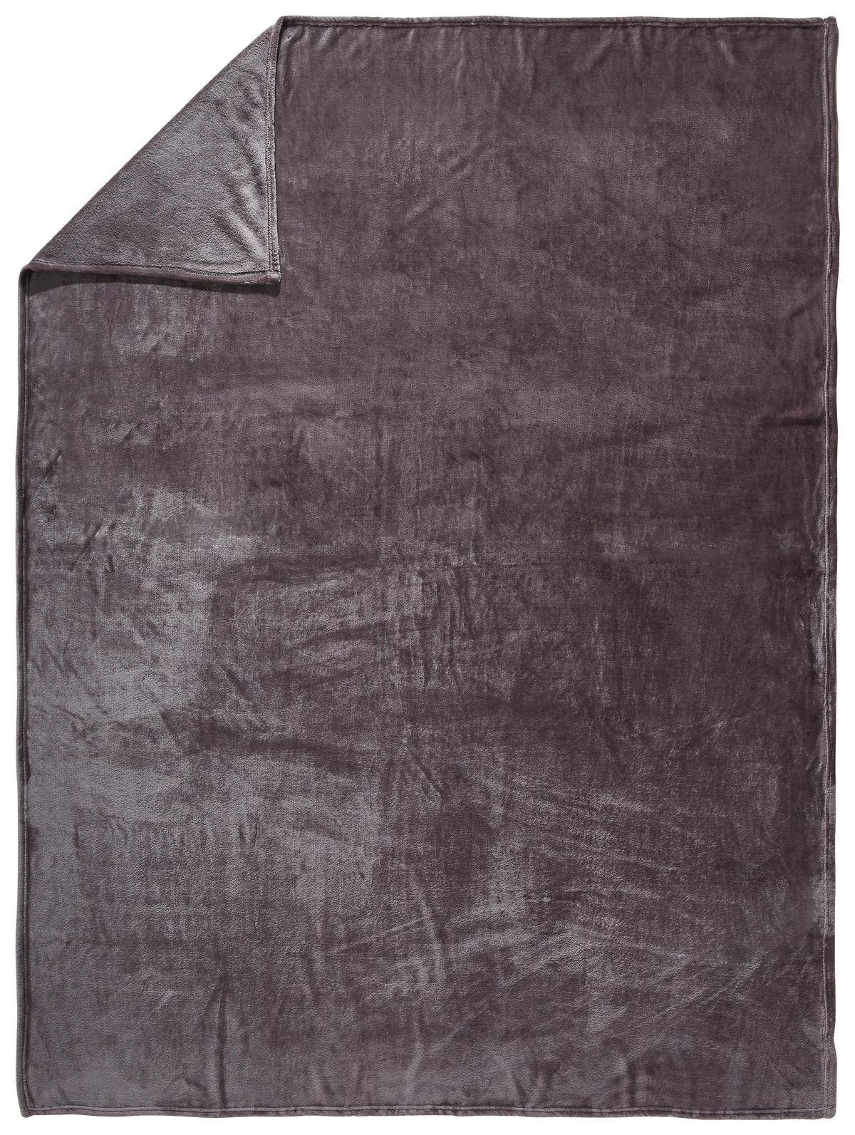 WOHNDECKE LUNA 140/190 cm  - Anthrazit, KONVENTIONELL, Textil (140/190cm) - Novel