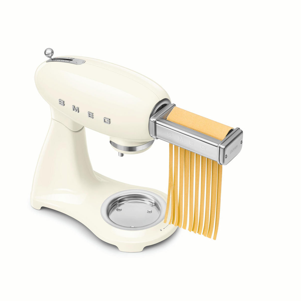 KÜCHENMASCHINE 50´S STYLE SMF05CREU  - Creme/Alufarben, Basics, Metall (40,2/37,8/22,1cm) - SMEG