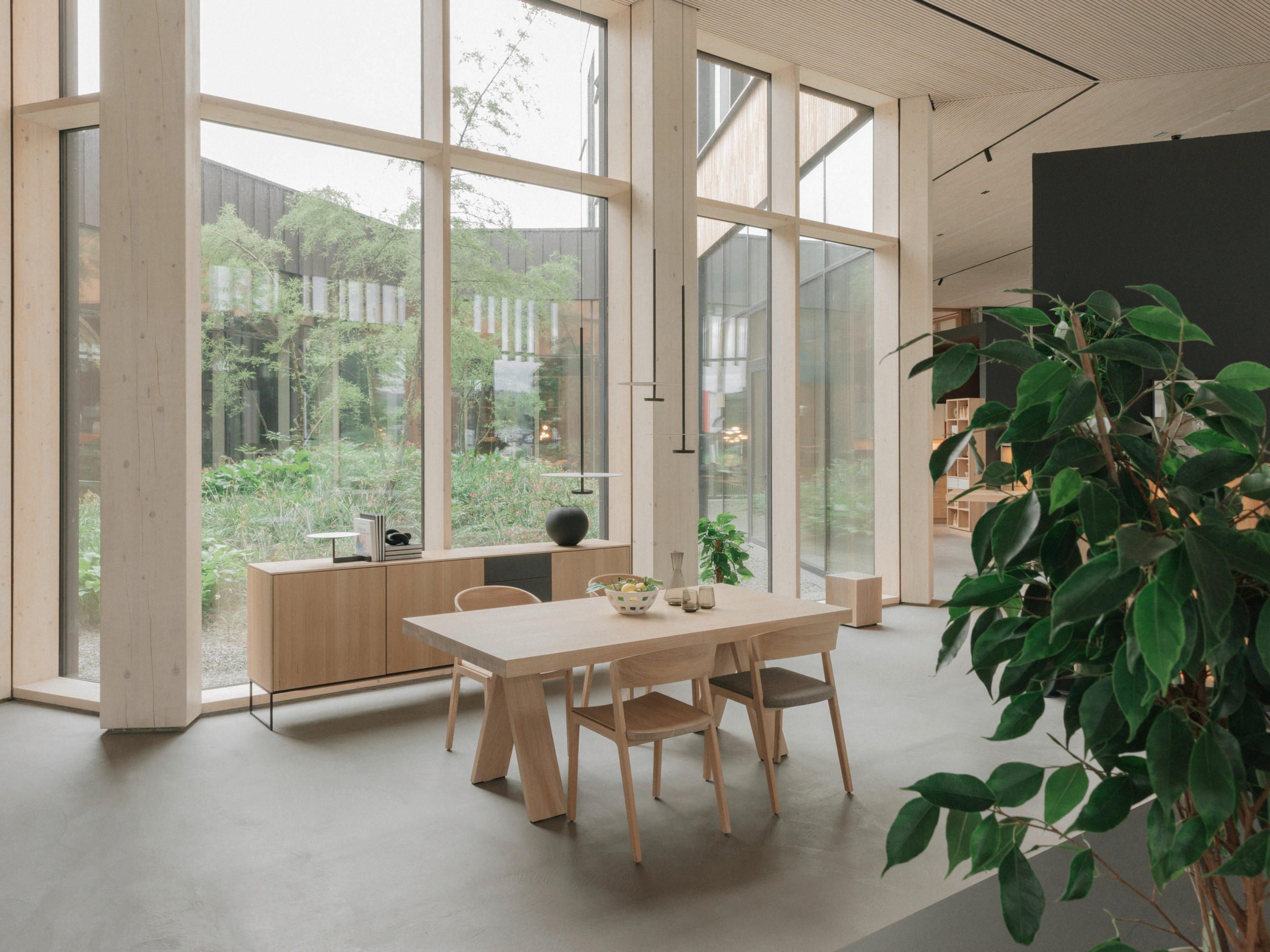 ESSTISCH in Holz 250-350/100/75 cm  - Eiche Bianco, Natur, Holz (250-350/100/75cm) - TEAM 7