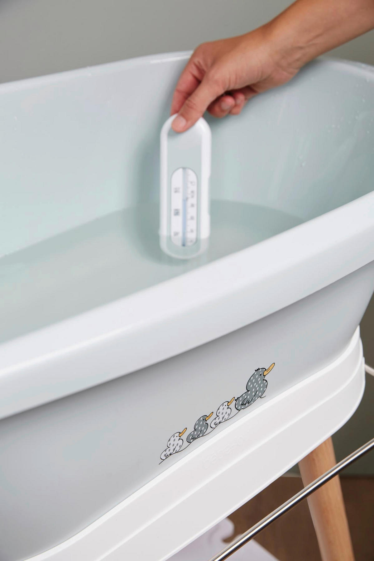 BABYBADEWANNE SEPP  - Pastellgrün, Basics, Kunststoff (79.5/41.5/30.8cm) - Bebe Jou