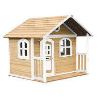 SPIELHAUS 202/180/191 cm SPIELHAUS MILAN  - Braun/Weiß, Basics, Holz (202/180/191cm) - Ambia Garden